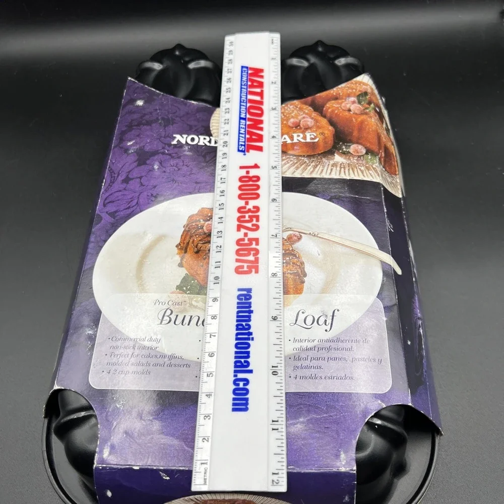 Nordic Ware Pro Cast‎ Bundt Mini Loaf 4 Loaves Minneapolis MN USA